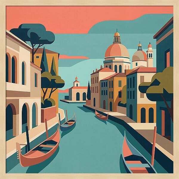 Tranquil Waters Of Italy