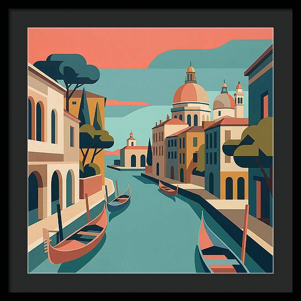 Tranquil Waters Of Italy