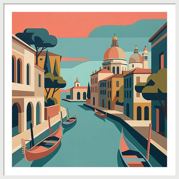Tranquil Waters Of Italy