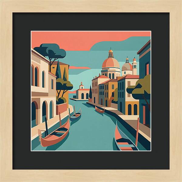 Tranquil Waters Of Italy