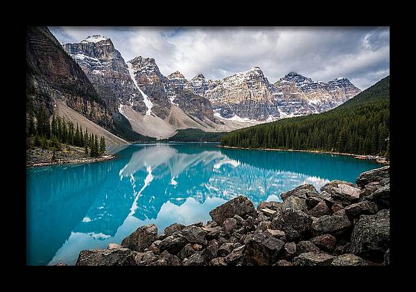 Tranquil Waters Of Moraine Lake
