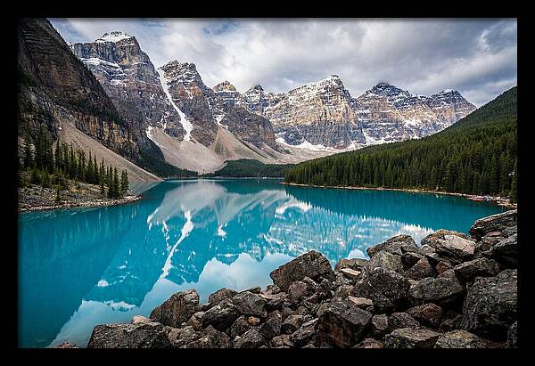 Tranquil Waters Of Moraine Lake