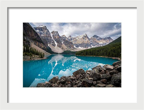 Tranquil Waters Of Moraine Lake