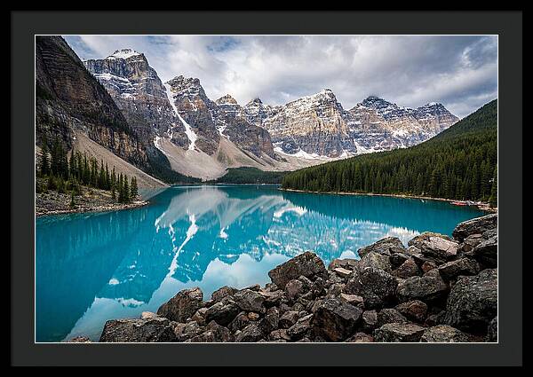 Tranquil Waters Of Moraine Lake
