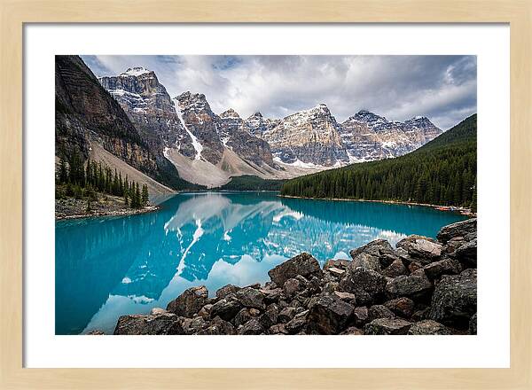 Tranquil Waters Of Moraine Lake