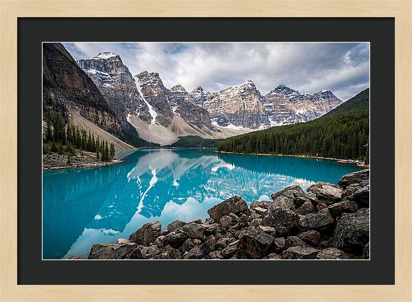 Tranquil Waters Of Moraine Lake