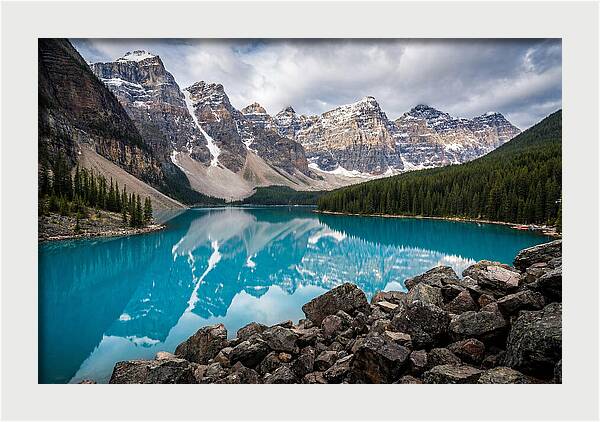 Tranquil Waters Of Moraine Lake