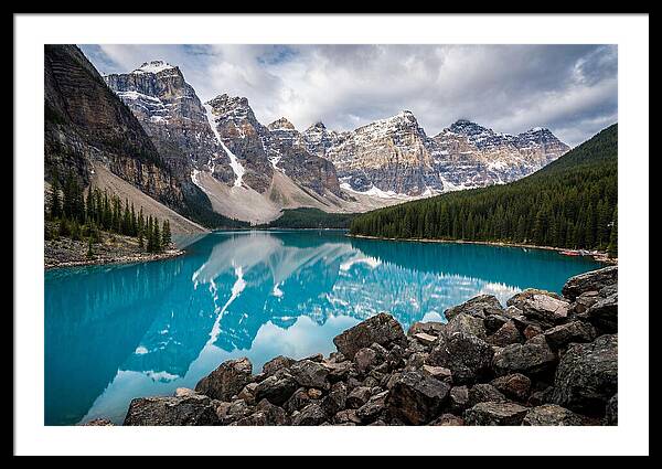 Tranquil Waters Of Moraine Lake