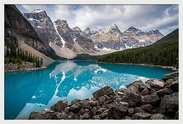 Tranquil Waters Of Moraine Lake