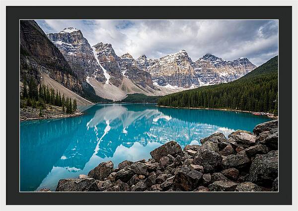 Tranquil Waters Of Moraine Lake