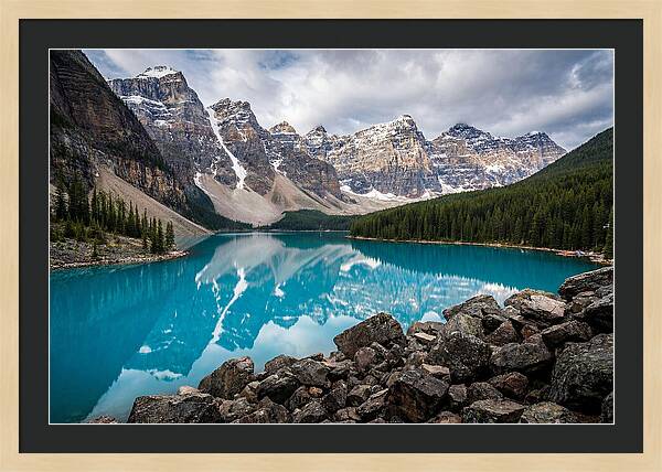 Tranquil Waters Of Moraine Lake