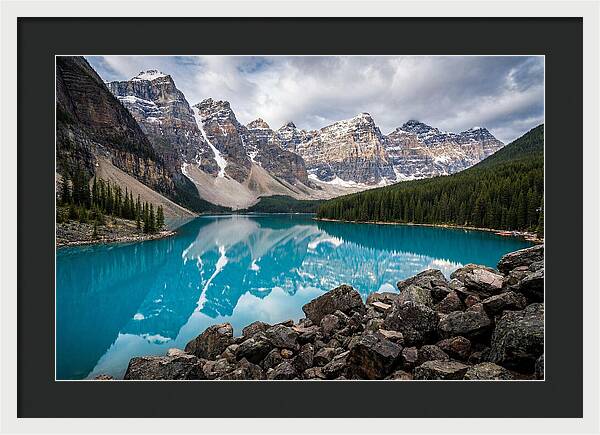 Tranquil Waters Of Moraine Lake