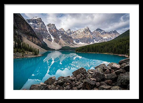 Tranquil Waters Of Moraine Lake