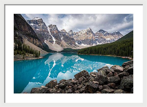 Tranquil Waters Of Moraine Lake