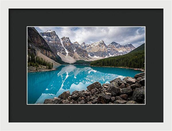 Tranquil Waters Of Moraine Lake