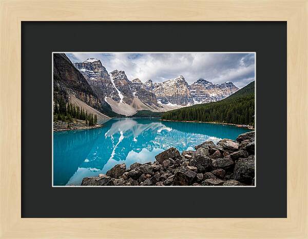 Tranquil Waters Of Moraine Lake