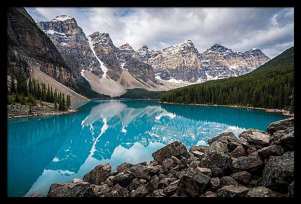 Tranquil Waters Of Moraine Lake