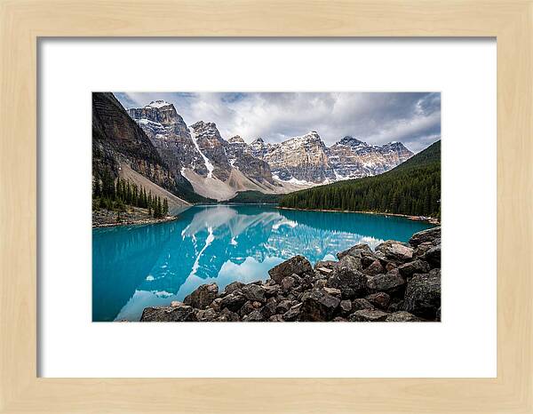 Tranquil Waters Of Moraine Lake