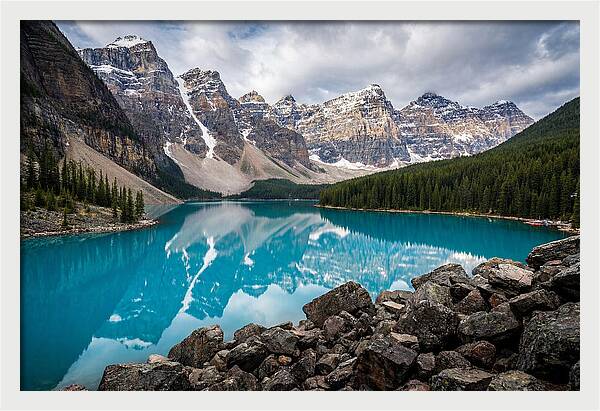 Tranquil Waters Of Moraine Lake