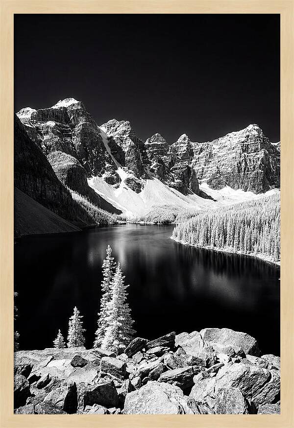 Tranquil Waters Of Moraine Lake