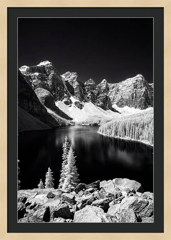 Tranquil Waters Of Moraine Lake