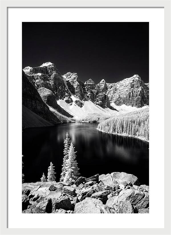 Tranquil Waters Of Moraine Lake