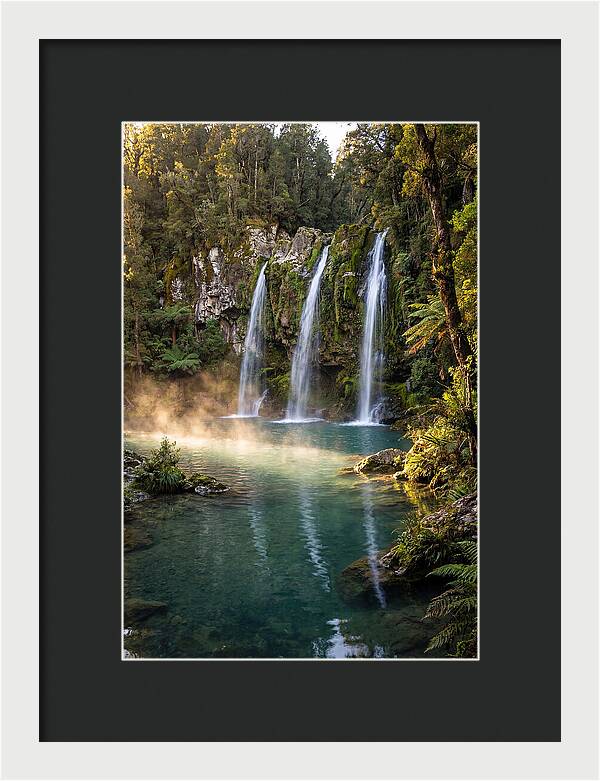 Tranquil Waters Of Rifle Falls