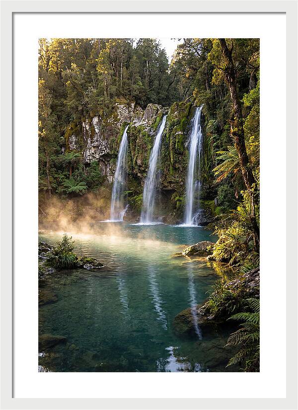 Tranquil Waters Of Rifle Falls