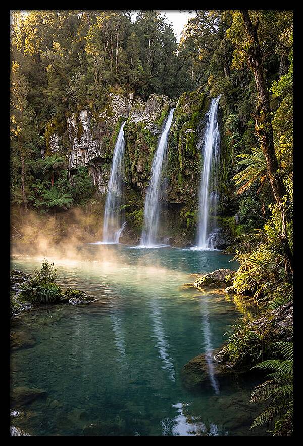 Tranquil Waters Of Rifle Falls