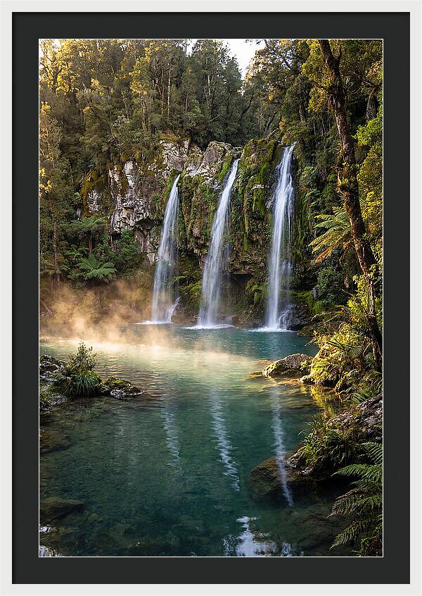 Tranquil Waters Of Rifle Falls
