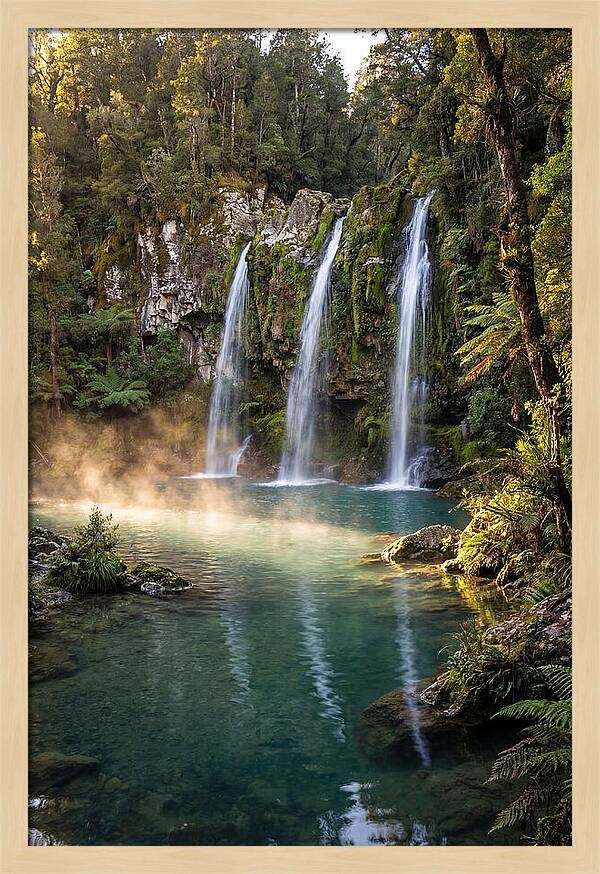 Tranquil Waters Of Rifle Falls