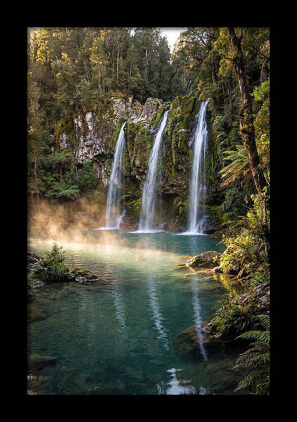 Tranquil Waters Of Rifle Falls