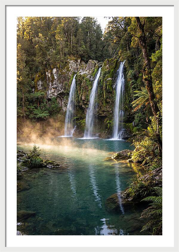 Tranquil Waters Of Rifle Falls