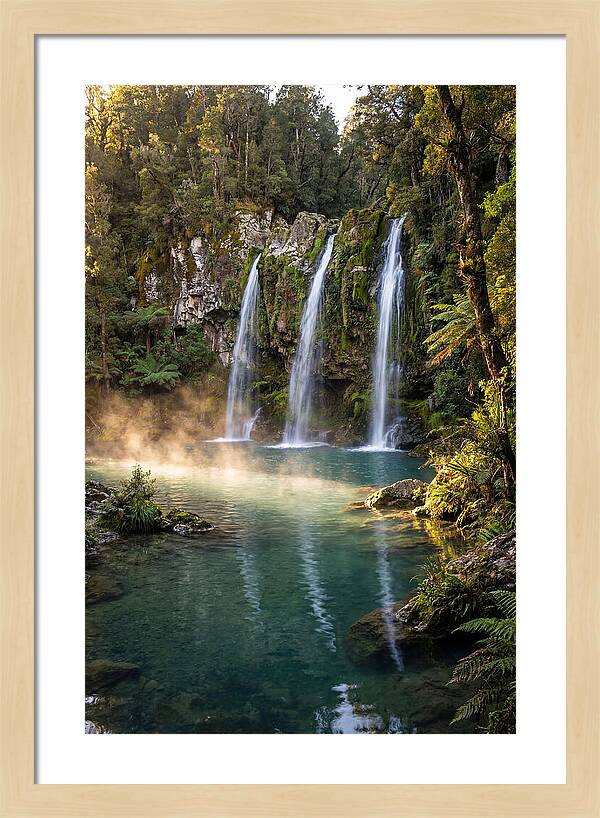 Tranquil Waters Of Rifle Falls