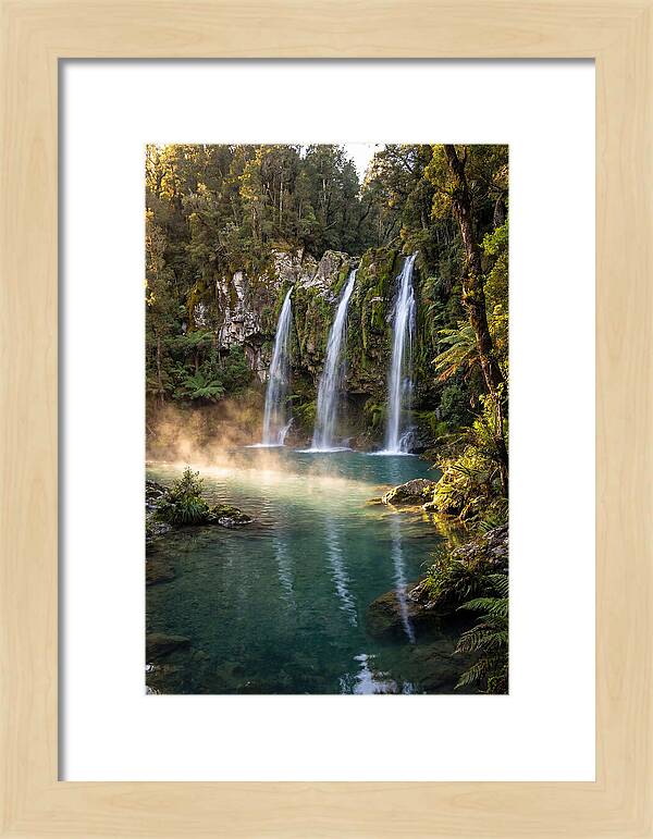 Tranquil Waters Of Rifle Falls