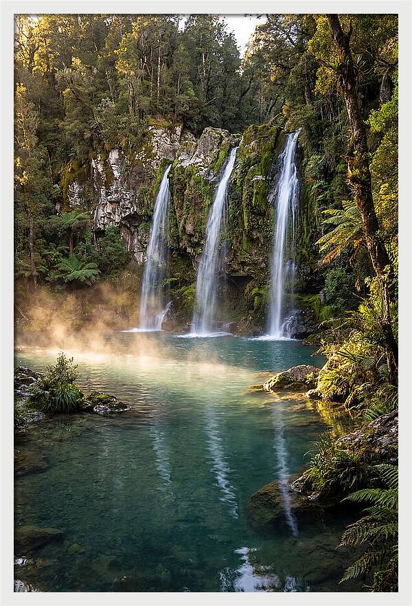 Tranquil Waters Of Rifle Falls