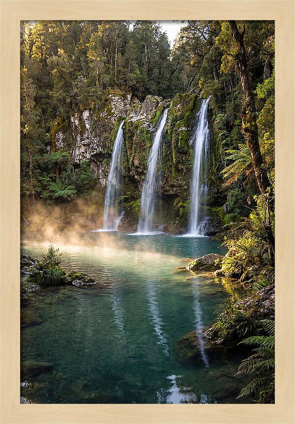 Tranquil Waters Of Rifle Falls