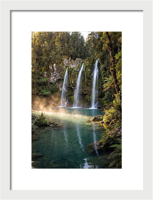 Tranquil Waters Of Rifle Falls
