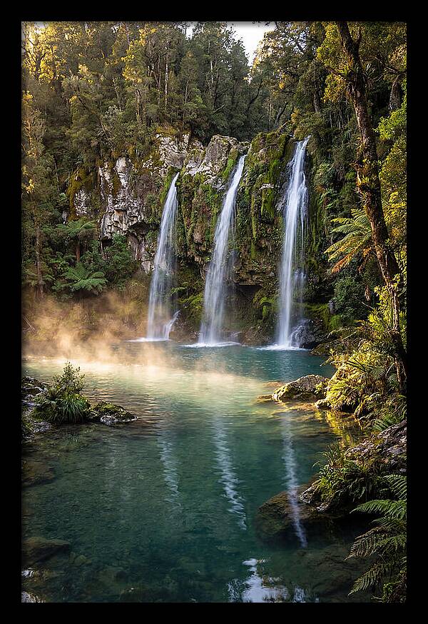 Tranquil Waters Of Rifle Falls
