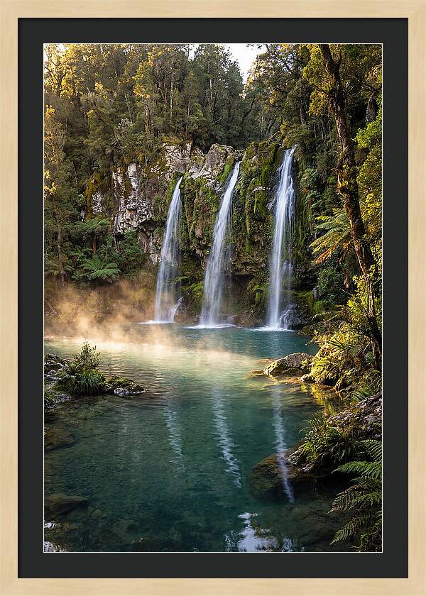 Tranquil Waters Of Rifle Falls