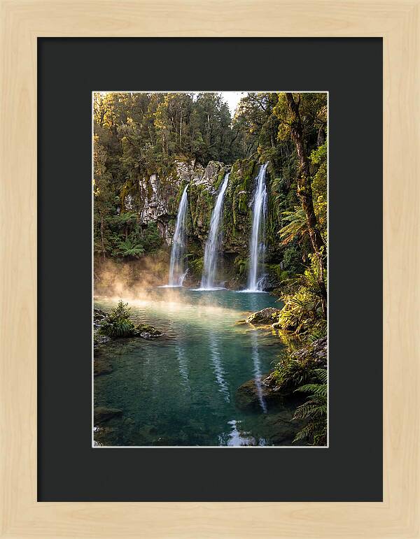 Tranquil Waters Of Rifle Falls