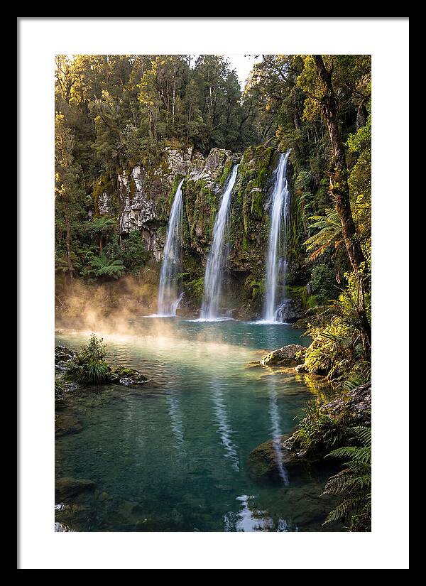 Tranquil Waters Of Rifle Falls