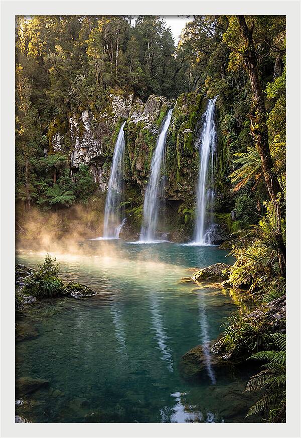 Tranquil Waters Of Rifle Falls