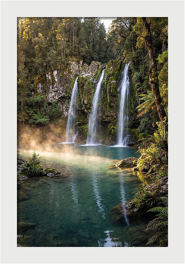 Tranquil Waters Of Rifle Falls