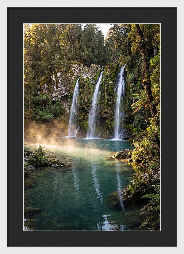 Tranquil Waters Of Rifle Falls