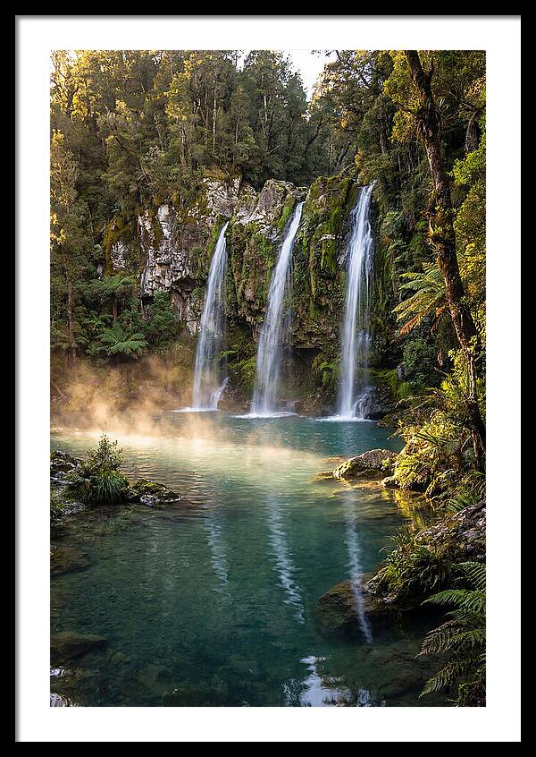 Tranquil Waters Of Rifle Falls