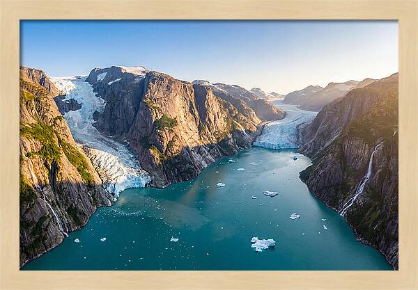 Tranquil Waters Of Tracy Arm