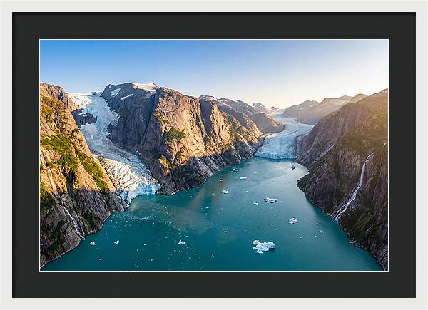 Tranquil Waters Of Tracy Arm