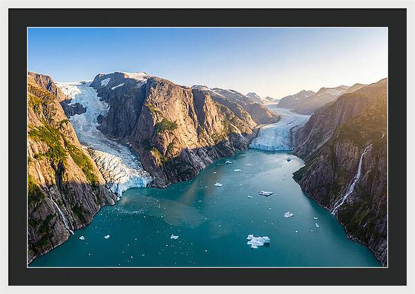Tranquil Waters Of Tracy Arm