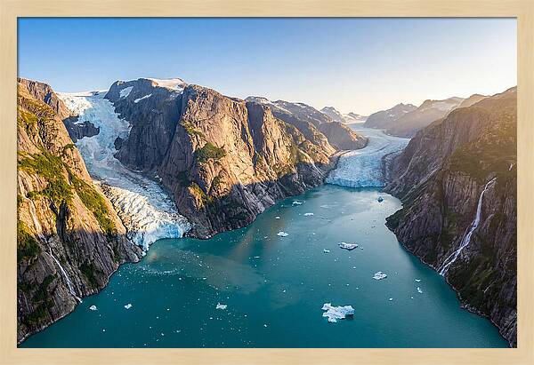 Tranquil Waters Of Tracy Arm